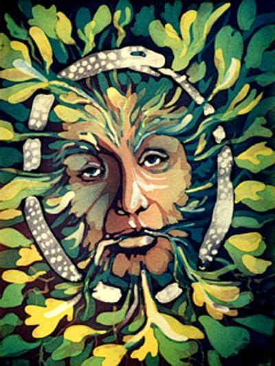 Placitas Artists Eternal Green Man Ii ©dorthy Bowen