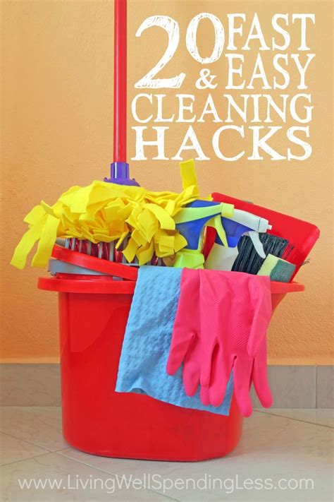 20 Fast Easy Cleaning Hacks Genius Cleaning Tricks