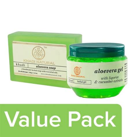 Buy Khadi Natural Aloe Vera Combo Soap Gel Online At Best Price Of Rs