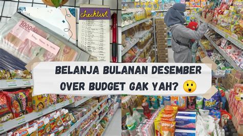 Belanja Bulanan Rumah Tangga Daftar Belanja Bulanan Sesuai List Dan