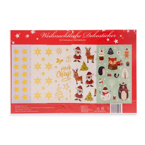 Weihnachtssticker Set Set Hofer