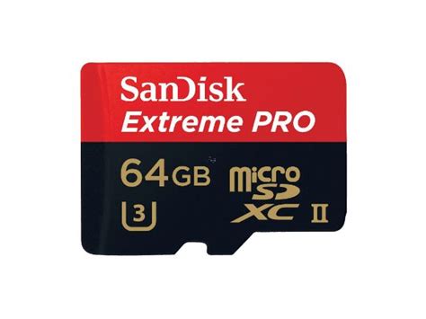 Sandisk閃迪64gb Extreme Pro® Microsdxc™ Uhs Ii Card記憶卡訂購編號：a13539