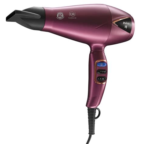 SECADOR DE CABELO PHILCO PSC3P IONTURMALINE 2000W 127V