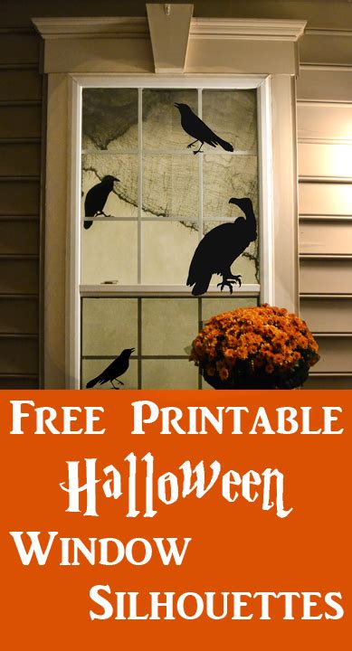 DIY Halloween Window Silhouette Templates! - The Graphics Fairy