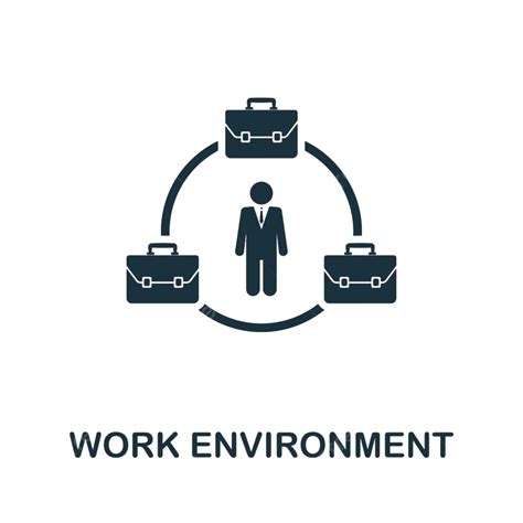 Work Environment Vector Design Images Work Environment Vector Icon