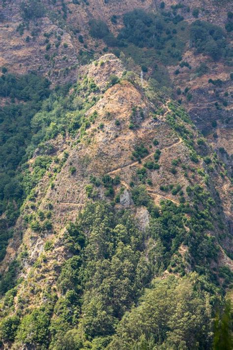 Tal Der Nonnen Curral Das Freiras Auf Madeira Insel Stockbild Bild