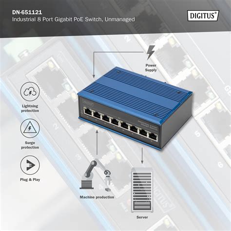 Digitus By Assmann Shop Port Gigabit Ethernet Network Poe Switch