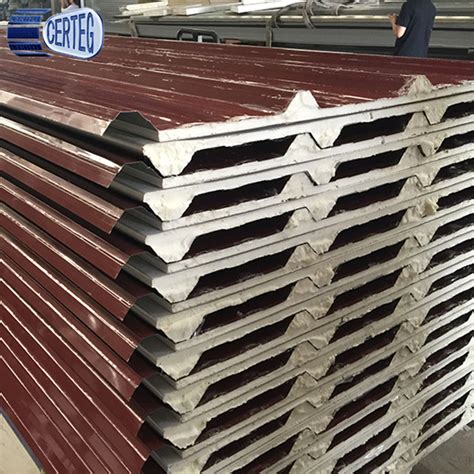 Polyurethane Foam Pu Sandwich Panel For Roof China Roof Pu Panel And