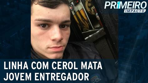 Linha De Pipa Cerol Mata Jovem Entregador Em Avenida De Sp