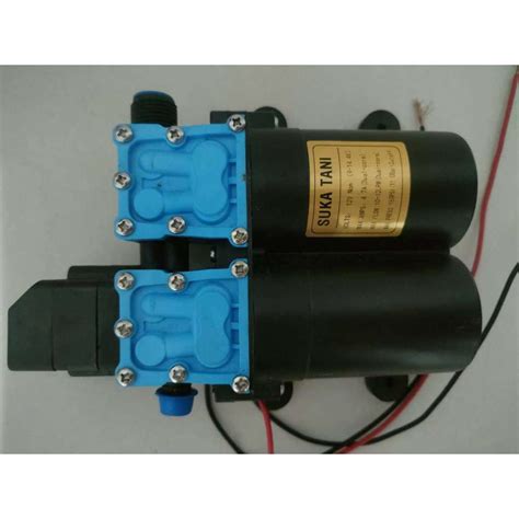 Jual Pompa Air Dc 12v Pump Original 160psi High Pressure Double Motor 2 Dinamo Sprayer Pertanian