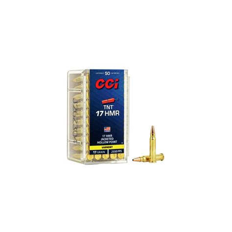 CCI 17 HMR TNT 17gr Hollow Point punta hueca Armería Trelles S L