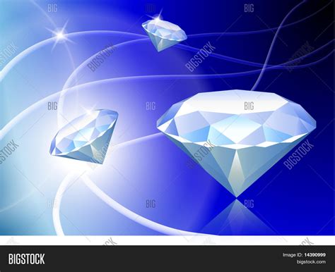 Diamond On Abstract Vector And Photo Free Trial Bigstock