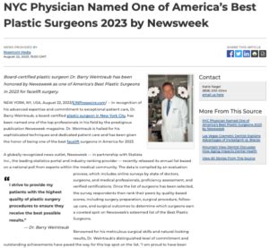 NYC Doctor Selected As One Of Americas Best Plastic Surgeons 2023