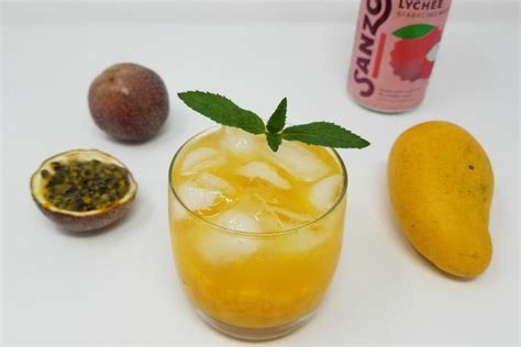 Easy Mango Passion Fruit Mocktail Fresh Or Frozen