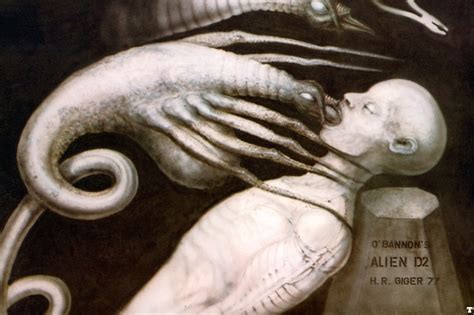 Alien 1979 Concept Art by Artists H.R. Giger, Ron Cobb and Jean Henri ...