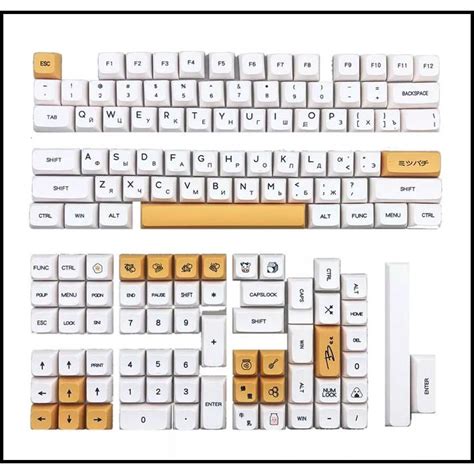 Jual Keycaps Pbt Dye Sub Xda Profile Japan Honey And Milk Theme