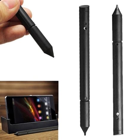 2 En 1 Multifunción Lápiz De Pantalla Táctil Bolígrafo Stylus Universal Resistencia Táctil