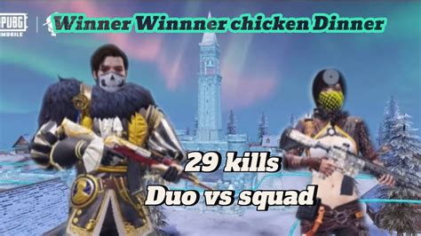 Duo Vs Squad Kill Chicken Dinner Pubgmobile Gaming Bgmi