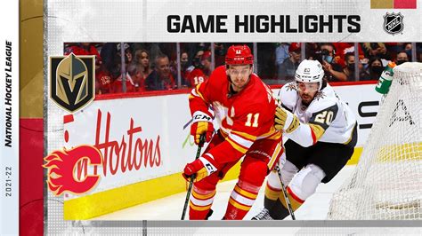 Golden Knights Flames 2 9 22 NHL Highlights YouTube