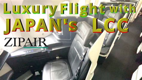 Business Class Like LCC ZIPAIR Full Flat Seat LAX From Tokyo Japan