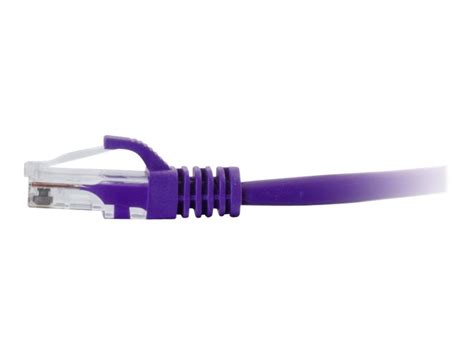 C2g 14ft Cat6a Snagless Unshielded Utp Network Patch Ethernet Cable Purple Publicsector