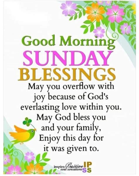 Good Morning Sunday Blessings Quotes That Are Overflowing With