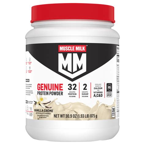 Save On Muscle Milk Vanilla Creme Genuine Protein Powder Order Online Delivery Stop And Shop