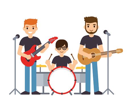 Music Band Illustration Stock Illustration - Download Image Now ...