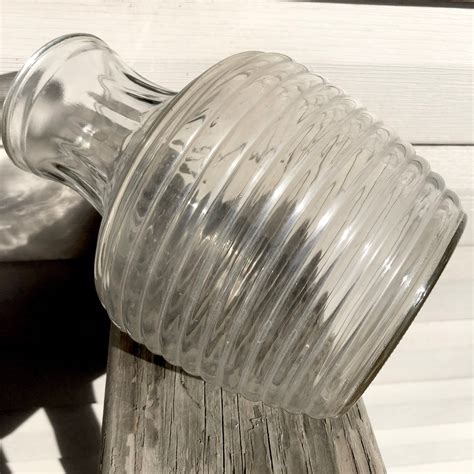 Vintage 1960s Glass Anchor Hocking Ribbed Bee Hive Clear Etsy España