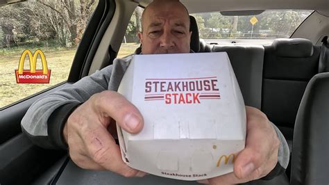 The Steakhouse Stack Burger From Mcdonald’s Youtube