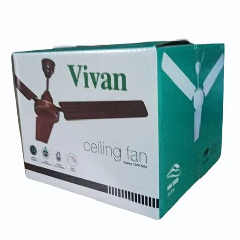 3 Blades 600 Mm Vivan Ceiling Fan 150 W 1200 RPM At Rs 1250 Piece In