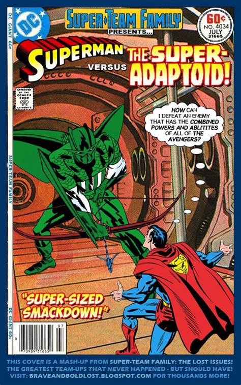 Superman Vs The Super Adaptoid In Super Sized Smackdown Silver