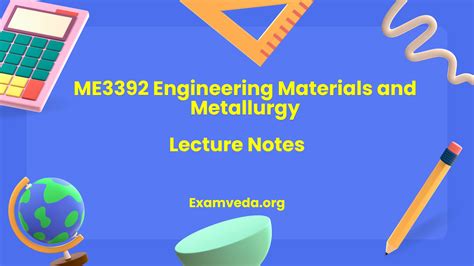 Pdf Me3392 Engineering Materials And Metallurgy Books Lecture Notes