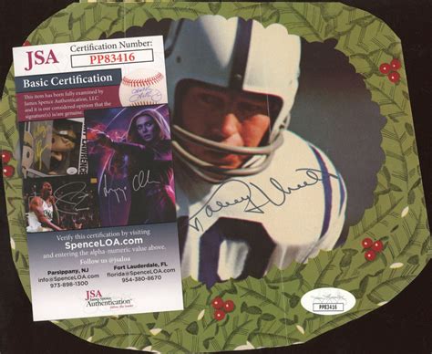 Johnny Unitas Signed Colts 5x6 Magazine Cut Jsa Coa Pristine Auction