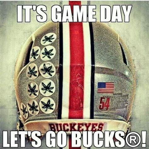 Its Game Day Ohio State Buckeyes Football Buckeye Nation Ohio