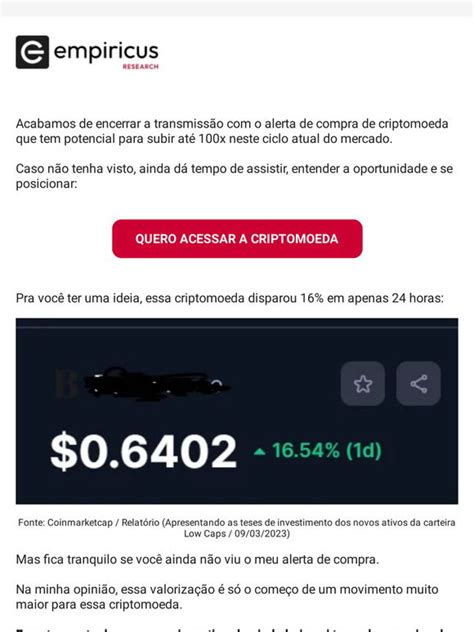 Brazil Empiricus Cpl Perdeu A Transmiss O Veja Qual A Criptomoeda