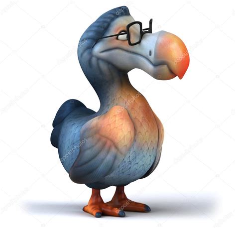 Dodo Bird In Glasses — Stock Photo © Julos 64064345