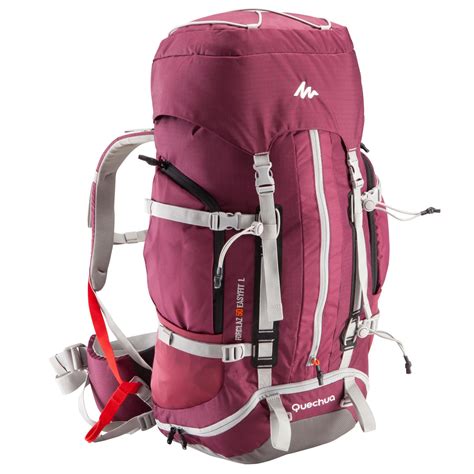 Mochila Trekking Easyfit Mujer Litros Violeta Quechua Decathlon