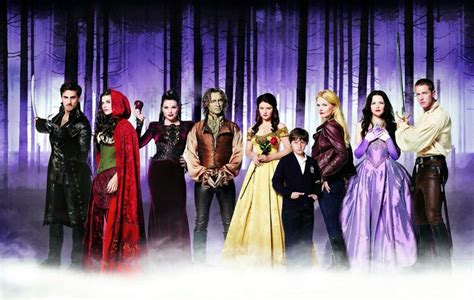 The Awesome Cast Of Once In Awesome Art Banner Once Upon A Time