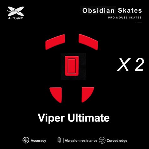 Obsidian Viper Ultimate Pro Mouse Skates X Raypad