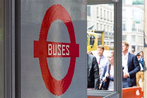 Lego Bus Stop Arrives In Regent Street London
