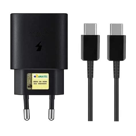 Carregador Turbo Tipo C 25w Usb C Original Lehmox Para Samsung S20 S21