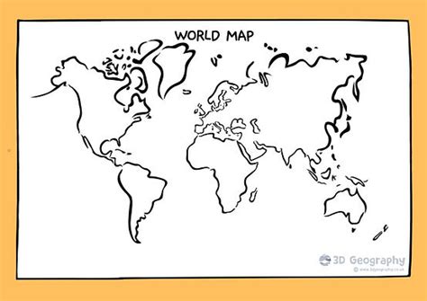 Printable Blank World Map – Outline World Map Blank [PDF], 60% OFF