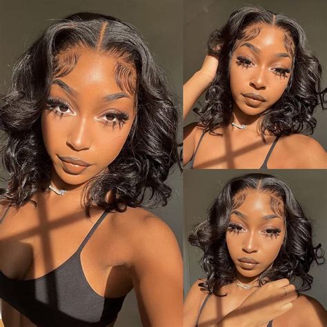 Amazon CHEEON Body Wave Lace Front Wig Human Hair Pre Plucked