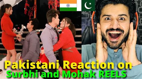 Pakistani React On Surbhi Rathore And Mohak Narang Latest Reels Videos