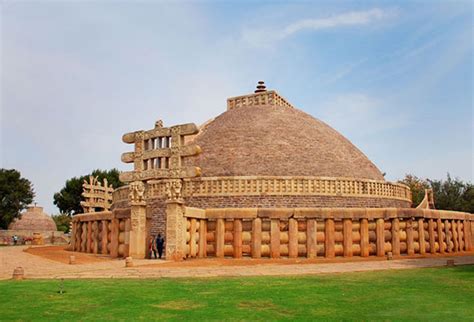 Great Stupa At Sanchi Glorious Buddhist Monument