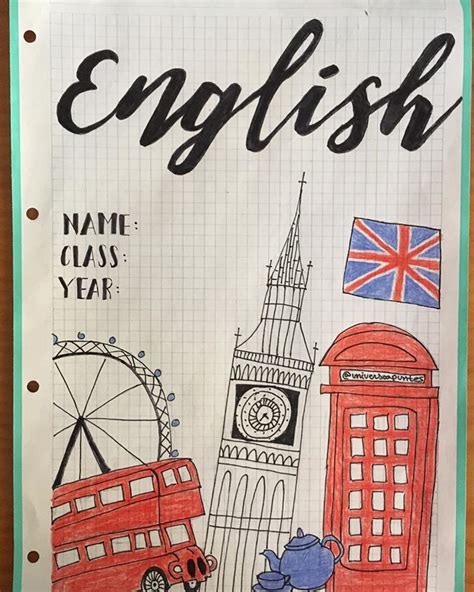 Portadas Bonita De Inglés 642