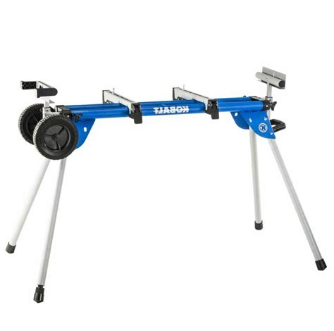 Steel Adjustable Rolling Miter Saw Stand 400 Lb Capacity