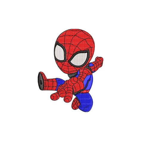 Pes Files For Embroidery Spiderman Etsy