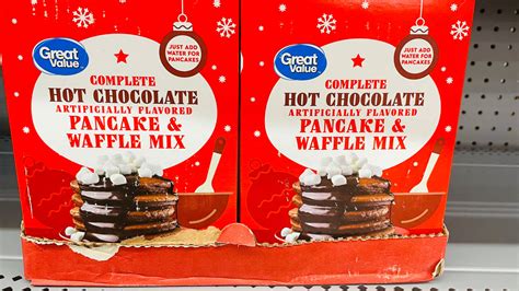 Walmart Is Selling Hot Chocolate Pancake Mix and It Only Costs $2